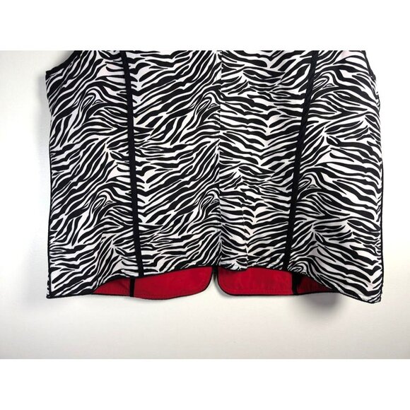 Cj Banks Vest Womens Size‎ 1X Reversible Animal Print Zebra Lightweight Mob Wife - Picture 7 of 14